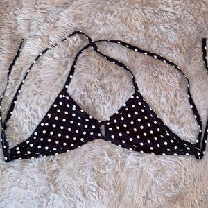 JOLYN POLKA DOT VENT TOP